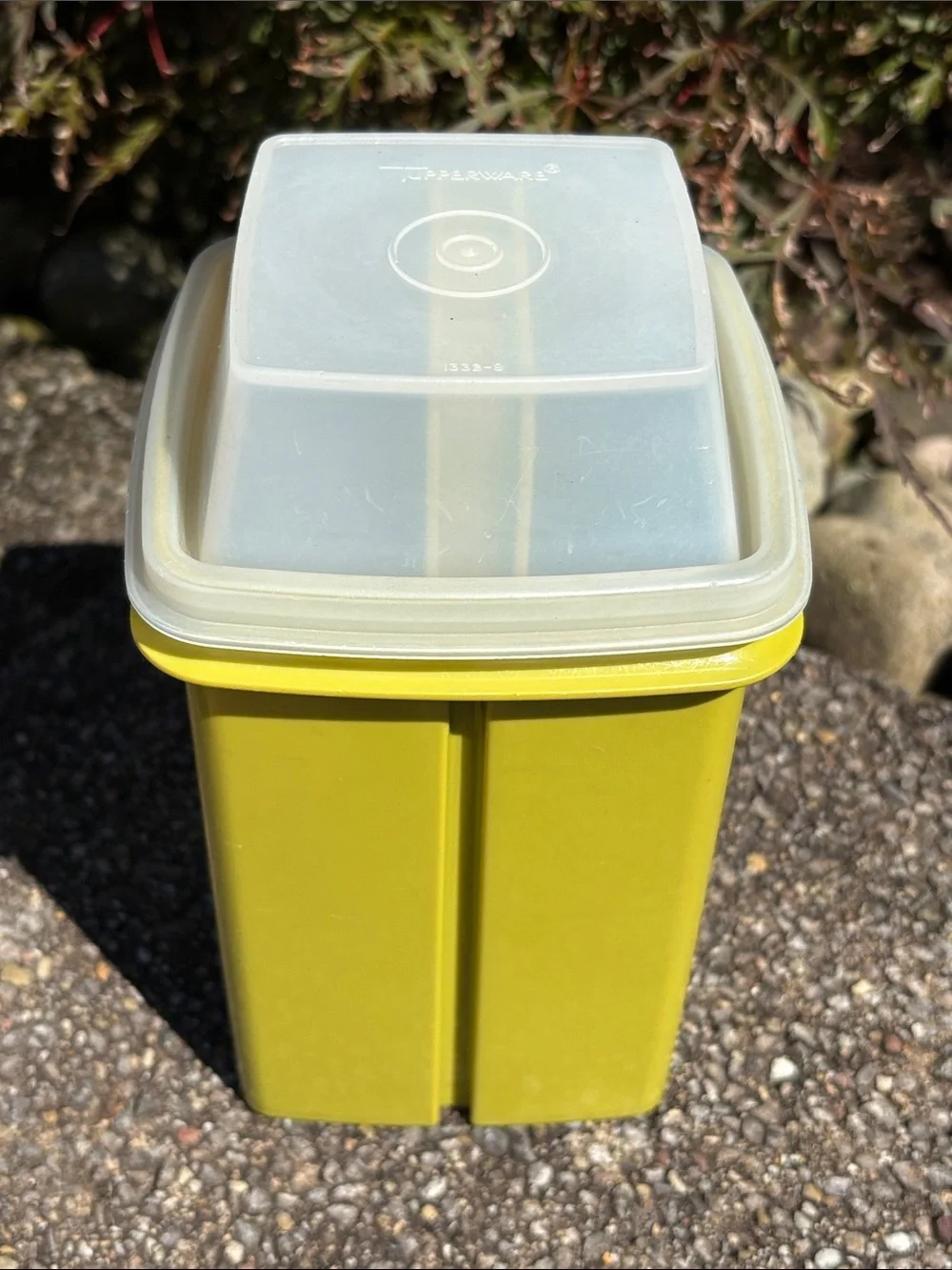 Vintage 3 PC Tupperware Avocado Green Pick-A-Deli Fridge Pickle Olive Keeper